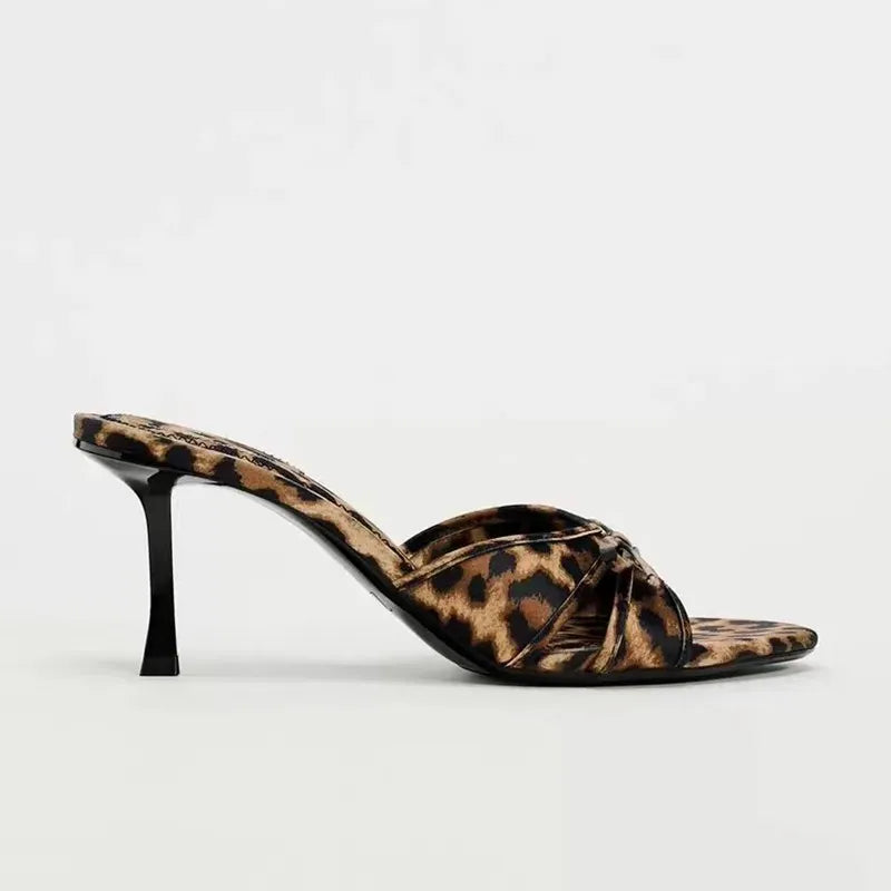 Hoochie Couture Leopard Print Bow Slippers – Fierce, Flirty & Fashion-Forward