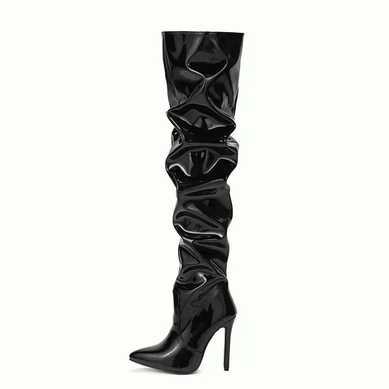 Hoochie Couture Over-the-Knee Boots – Fierce, Flirty & Sky-High