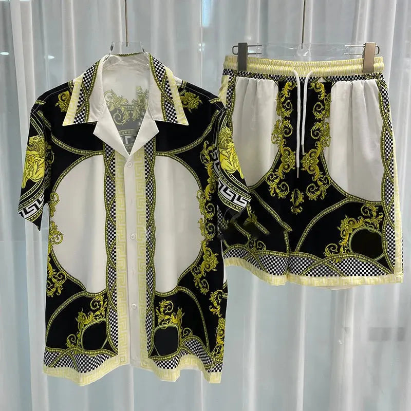 Hoochie Daddy Retro Print Two-Piece Set – Bold, Breezy, and Built for Summer Hoochie Couture Boutique