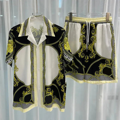 Hoochie Daddy Retro Print Two-Piece Set – Bold, Breezy, and Built for Summer Hoochie Couture Boutique