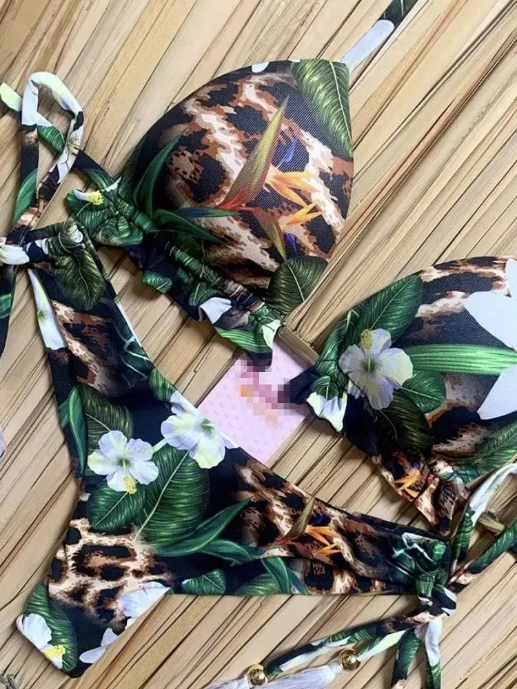 Hoochie Couture Push-Up Bikini Set – Beachside Sexy with Sporty Spice Vibe Hoochie Couture Boutique