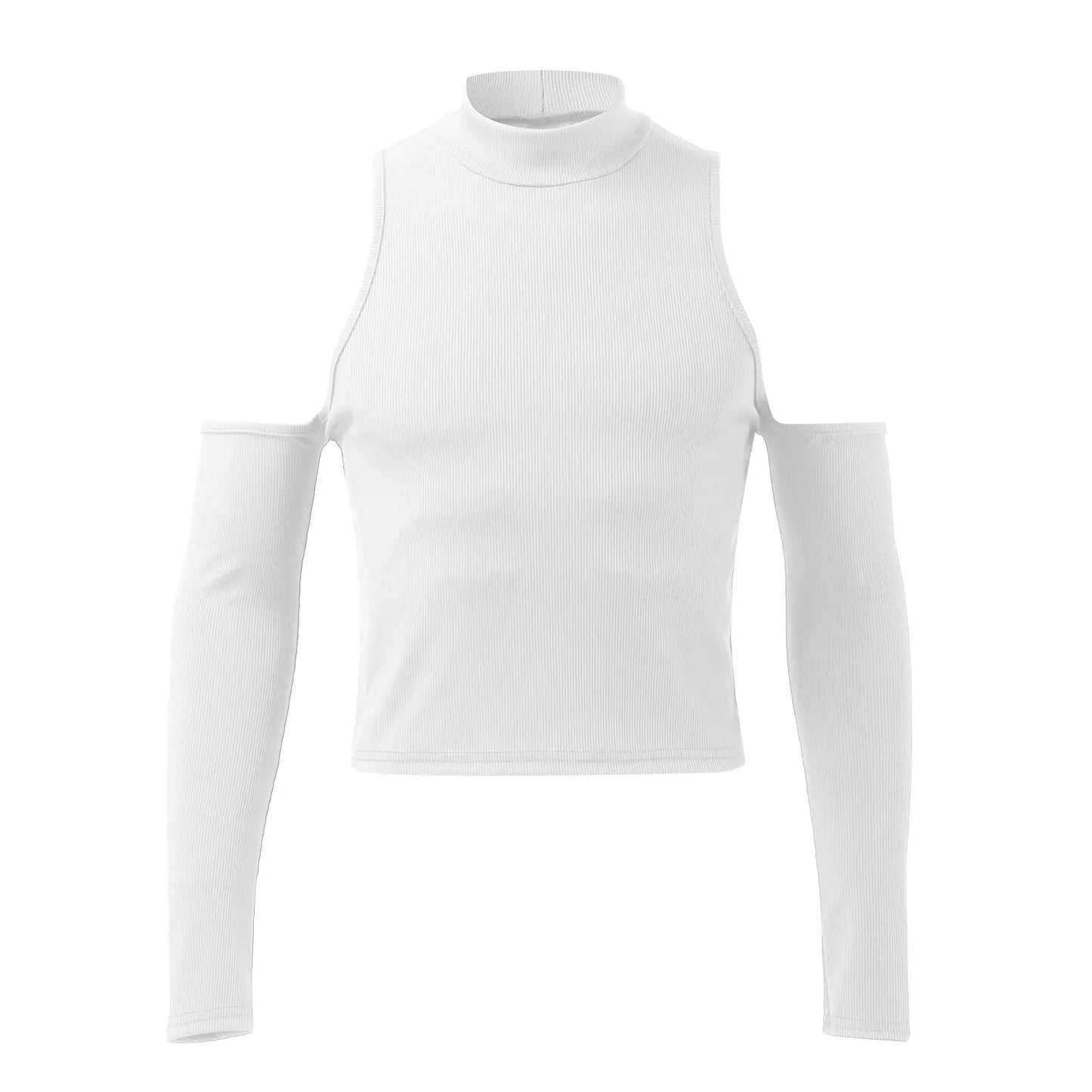 Hoochie Daddy Hollow-Out Off-Shoulder Turtleneck – Bold, Sexy & Streetwear Approved My Store