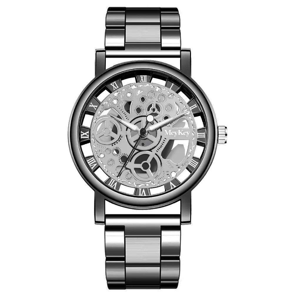 Hoochie Couture Hollow Skeleton Quartz Watch – Where Elegance Meets Edge