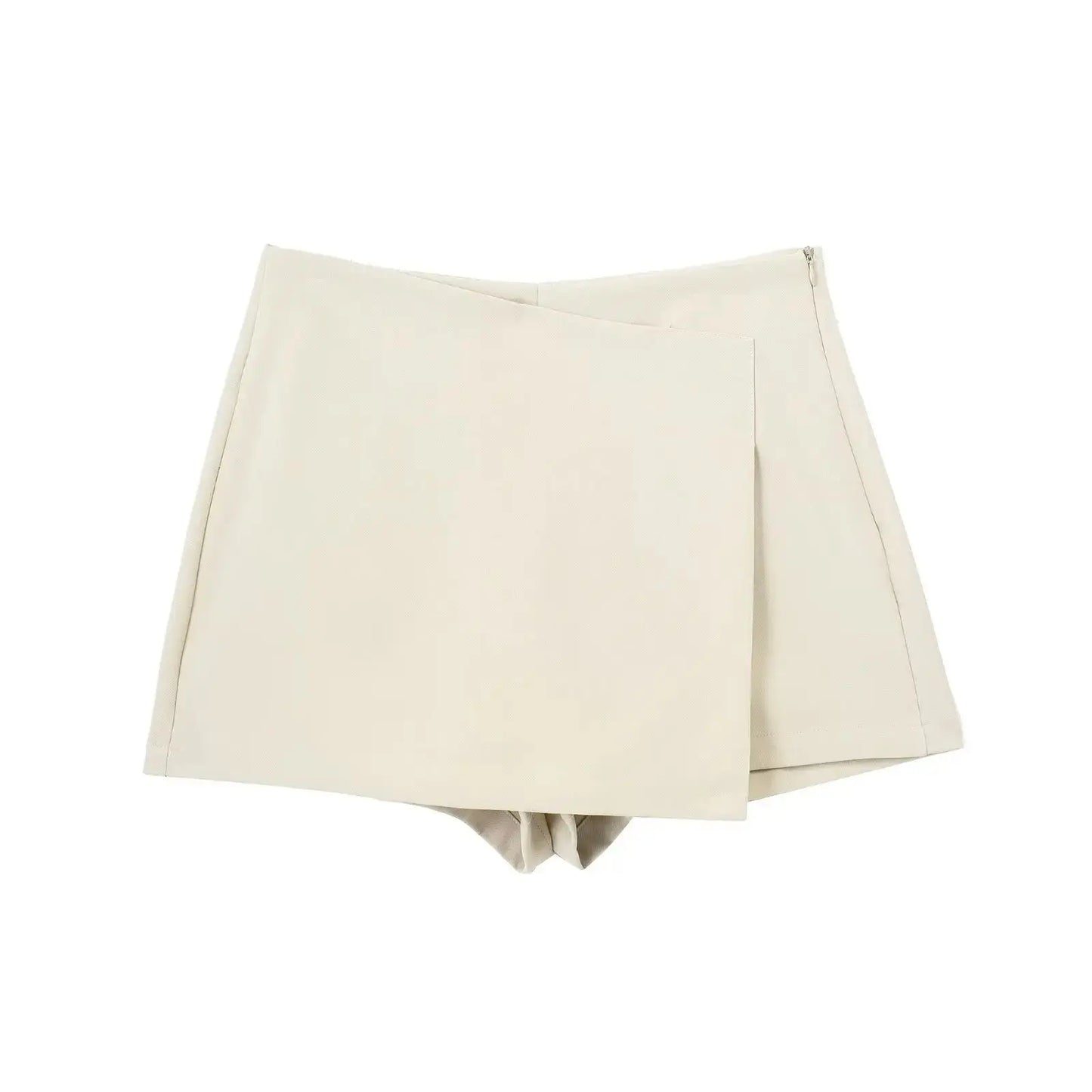 Hoochie Couture Asymmetrical Zipper Skort – Vintage Chic with a Modern Twist Hoochie Couture Boutique