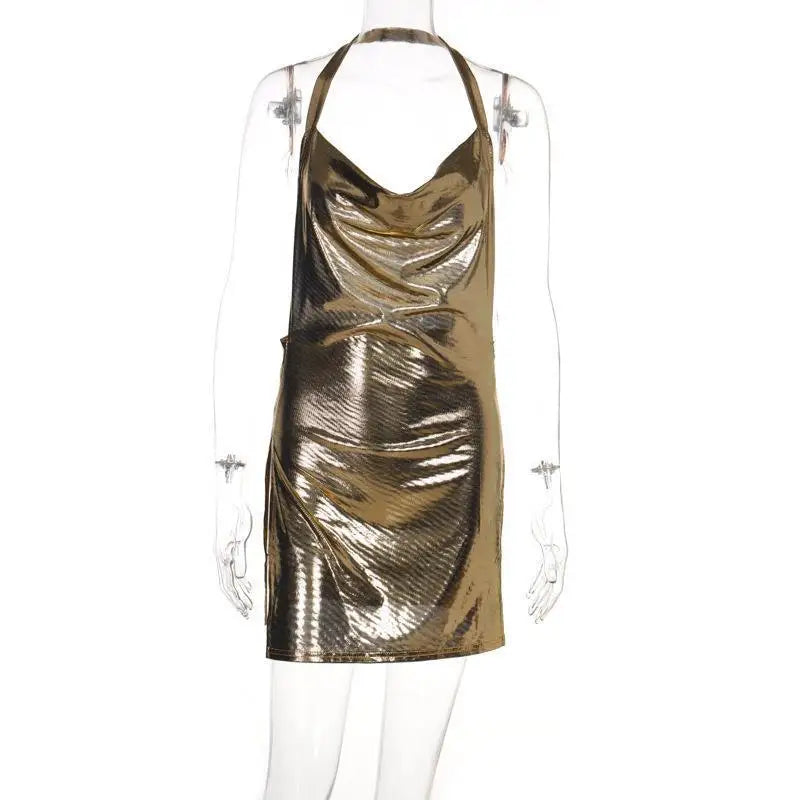 Hoochie Couture Bling Bodycon Mini Dress – Glitter, Glam & Show-Stopping