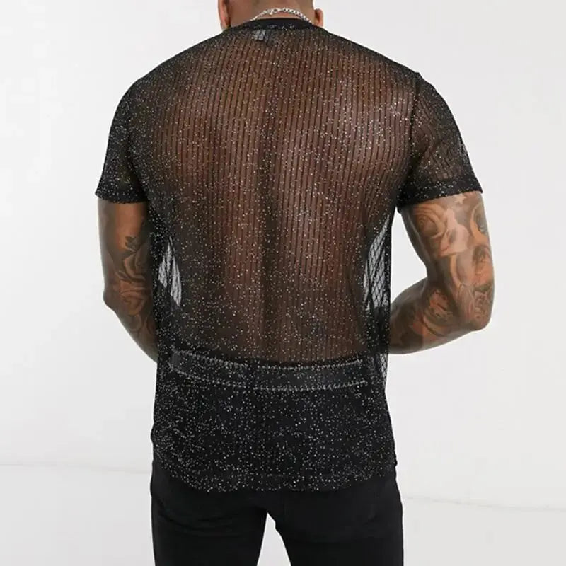 Hoochie Daddy Sheer Mesh T-Shirt – Sexy, Slim Fit & Nightclub Ready My Store