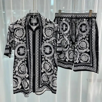 Hoochie Daddy Retro Print Two-Piece Set – Bold, Breezy, and Built for Summer Hoochie Couture Boutique