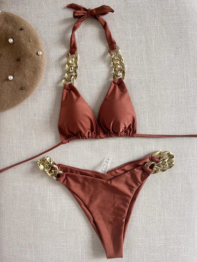 Hoochie Couture Brazilian Triangle Bikini – Minimal, Sexy & Beach-Ready Hoochie Couture Boutique