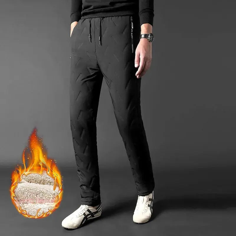 Hoochie Daddy Men’s Plush Fleece Thermal Trousers – Ultimate Winter Warmth & Style My Store