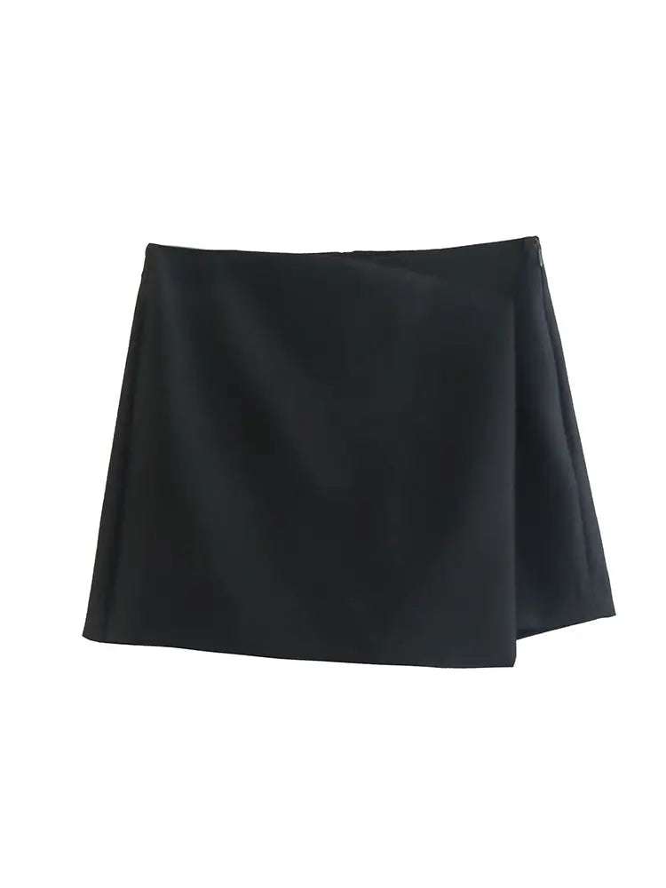 Hoochie Couture Asymmetrical Zipper Skort – Vintage Chic with a Modern Twist Hoochie Couture Boutique