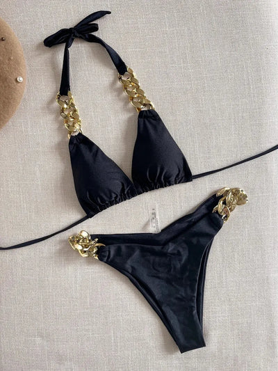 Hoochie Couture Brazilian Triangle Bikini – Minimal, Sexy & Beach-Ready Hoochie Couture Boutique