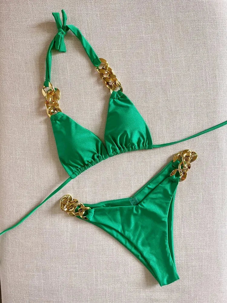 Hoochie Couture Brazilian Triangle Bikini – Minimal, Sexy & Beach-Ready Hoochie Couture Boutique