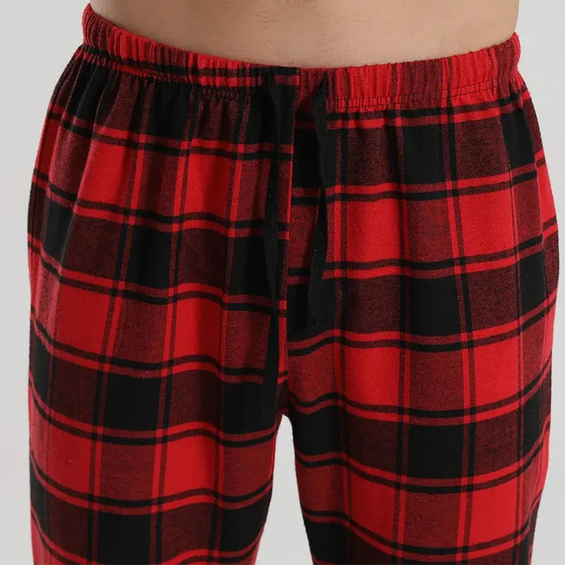 Hoochie Daddy Casual Checked Red Pajama Pants My Store