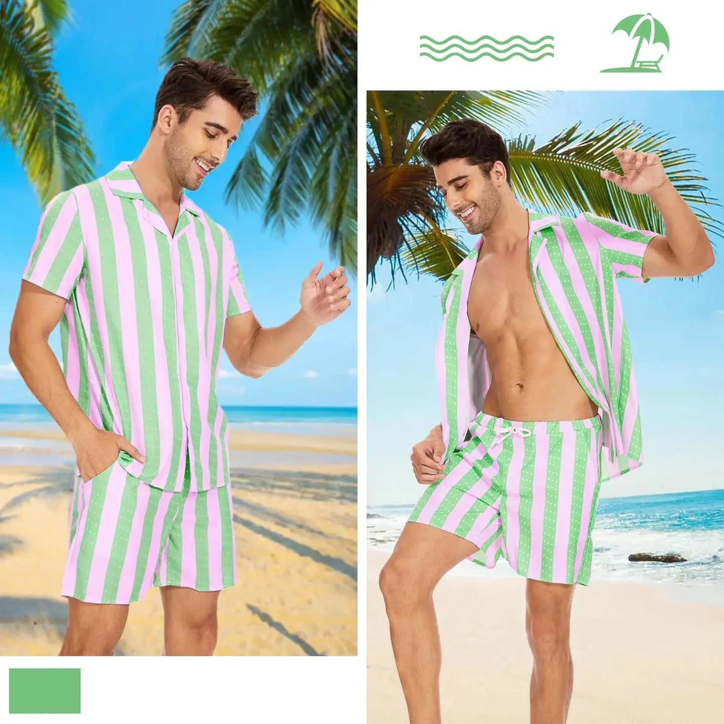 Hoochie Daddy Hawaiian Shirt & Shorts Set – Ultimate Vacation Drip Hoochie Couture Boutique