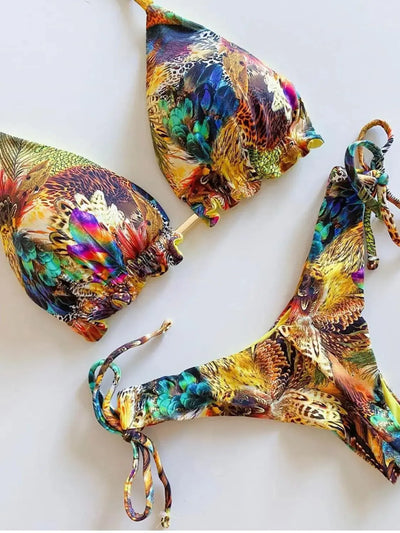 Hoochie Couture Push-Up Bikini Set – Beachside Sexy with Sporty Spice Vibe Hoochie Couture Boutique