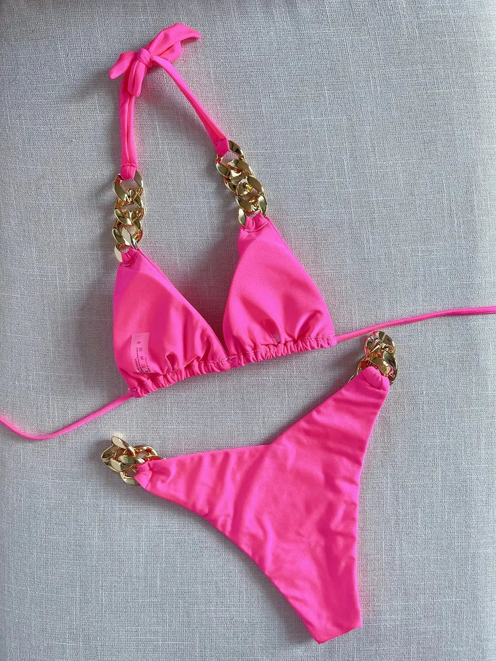 Hoochie Couture Brazilian Triangle Bikini – Minimal, Sexy & Beach-Ready Hoochie Couture Boutique