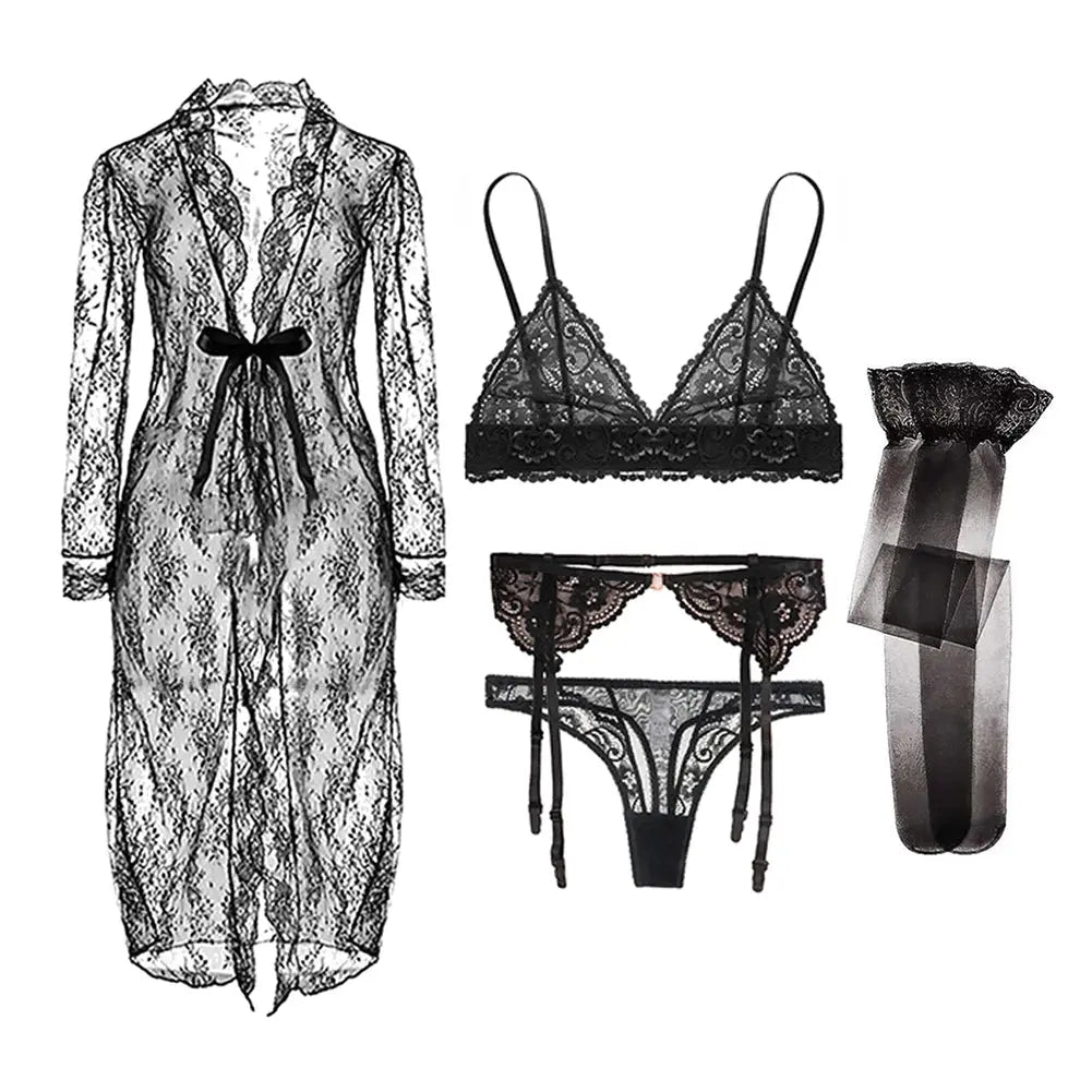 Hoochie Couture Lace Lingerie Set – Sexy, Elegant Hoochie Couture Boutique