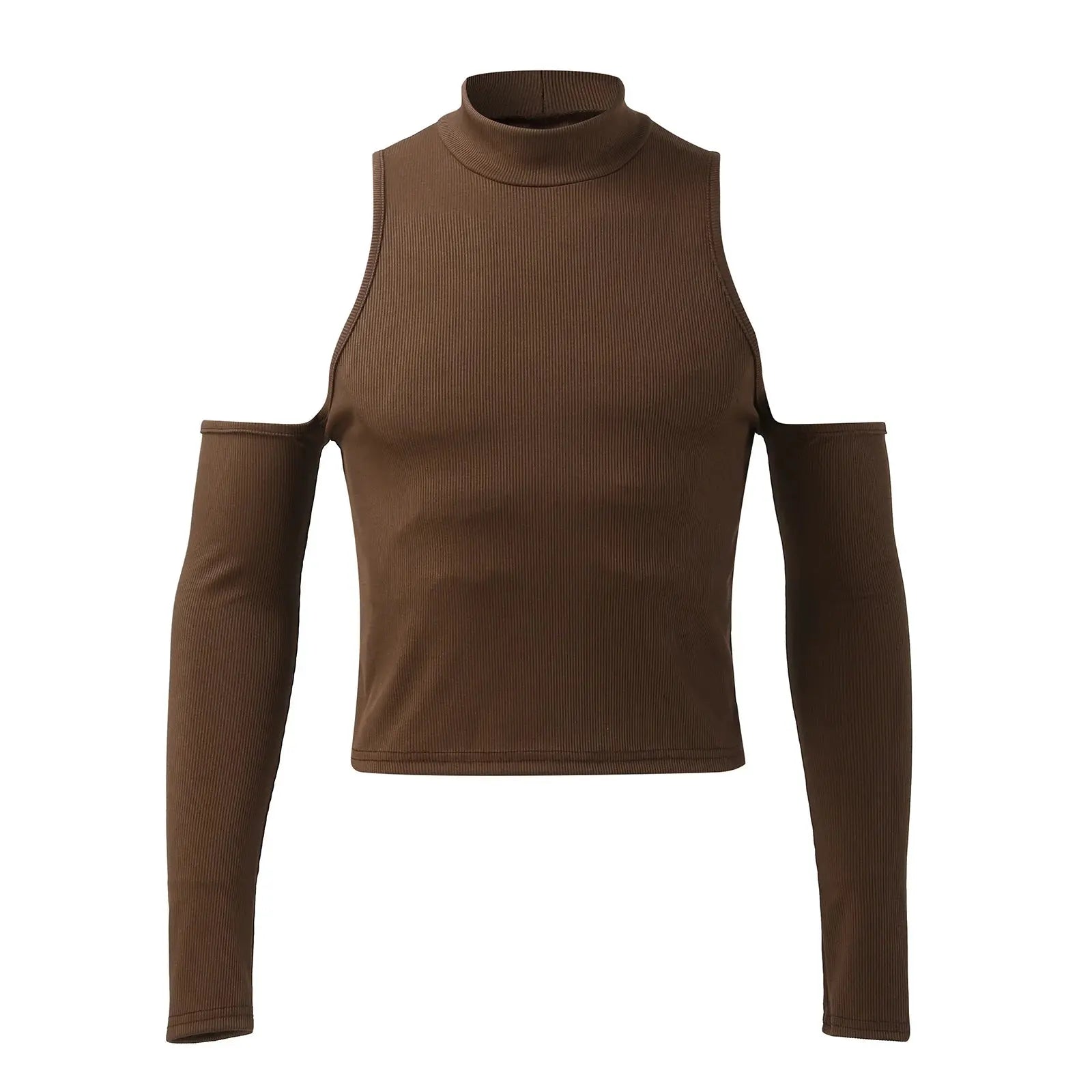 Hoochie Daddy Hollow-Out Off-Shoulder Turtleneck – Bold, Sexy & Streetwear Approved My Store