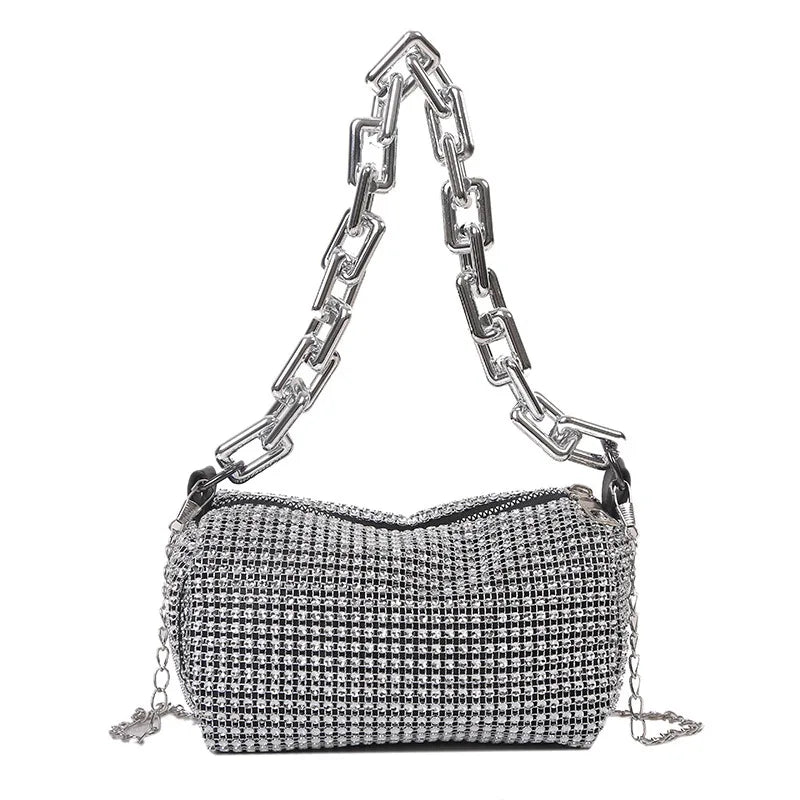 Hoochie Couture Rhinestone Bucket Bag – Glitter, Glam & Prom-Perfect