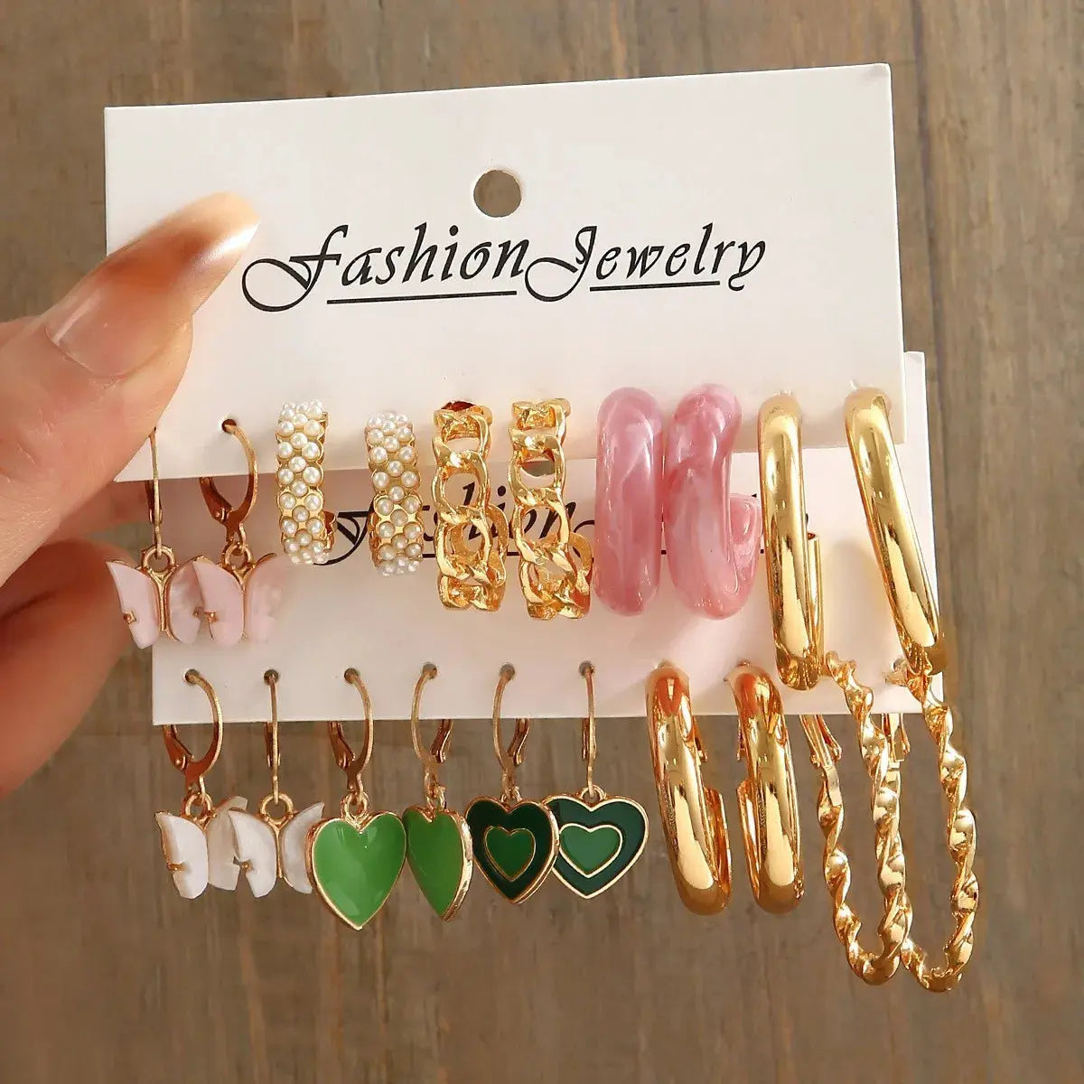 Hoochie Couture 24-Pair Gold Earring Set – Boho, Vintage & Everyday Chic Hoochie Couture Boutique