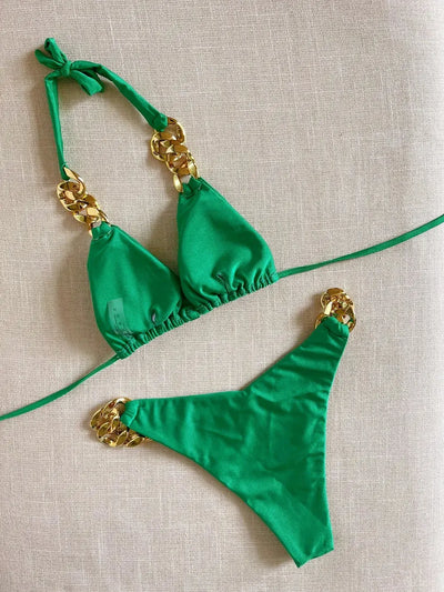 Hoochie Couture Brazilian Triangle Bikini – Minimal, Sexy & Beach-Ready Hoochie Couture Boutique