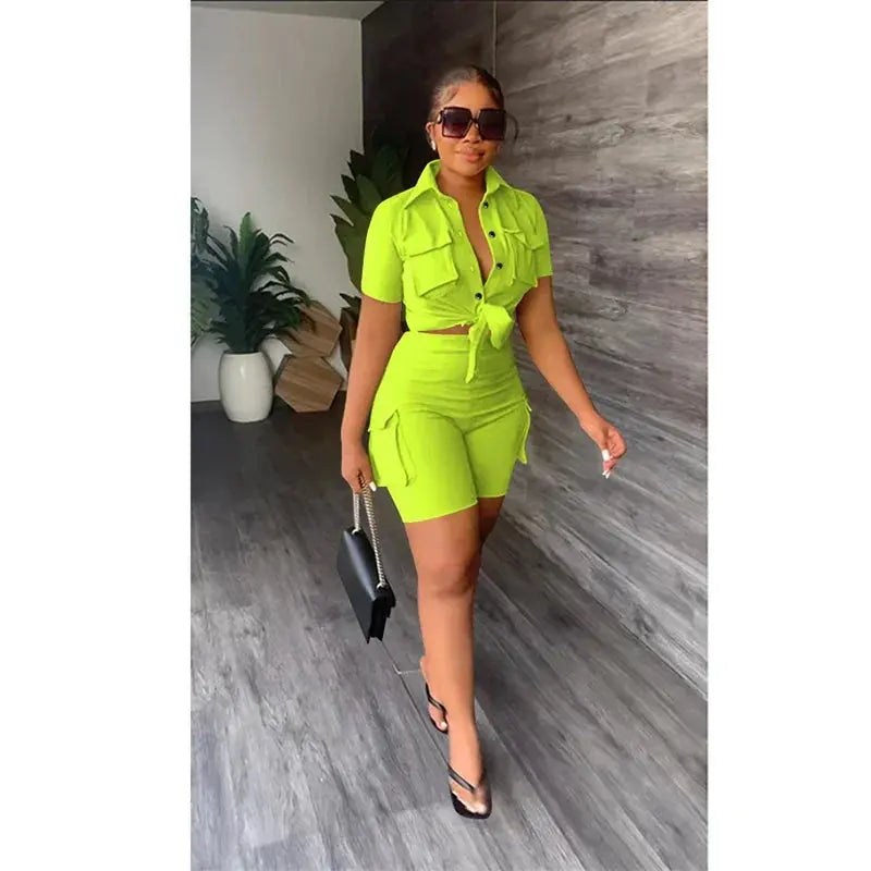 Hoochie Couture Streetwear Two-Piece Set – bold women’s matching outfit featuring an oversized graphic top and coordinating shorts or pants, perfect for edgy street style, casual wear, or festival fashion