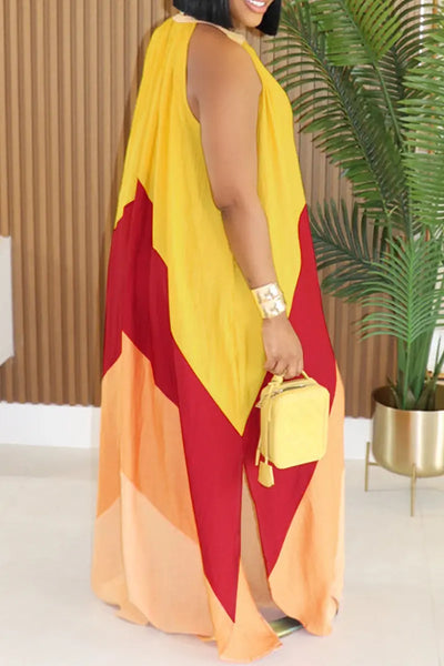 Hoochie Couture V-Neck Slit Maxi Dress – elegant and sultry women’s maxi dress featuring a deep V-neckline, thigh-high slit, and body-skimming silhouette, perfect for evening events, formal occasions, or vacation nights.