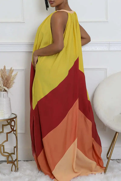 Hoochie Couture V-Neck Slit Maxi Dress – elegant and sultry women’s maxi dress featuring a deep V-neckline, thigh-high slit, and body-skimming silhouette, perfect for evening events, formal occasions, or vacation nights.